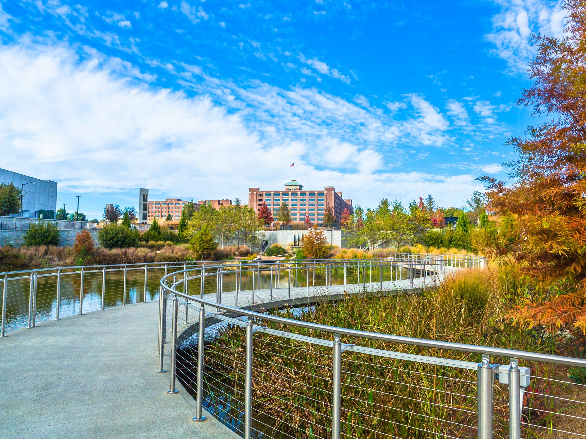 view of ponce city market roof